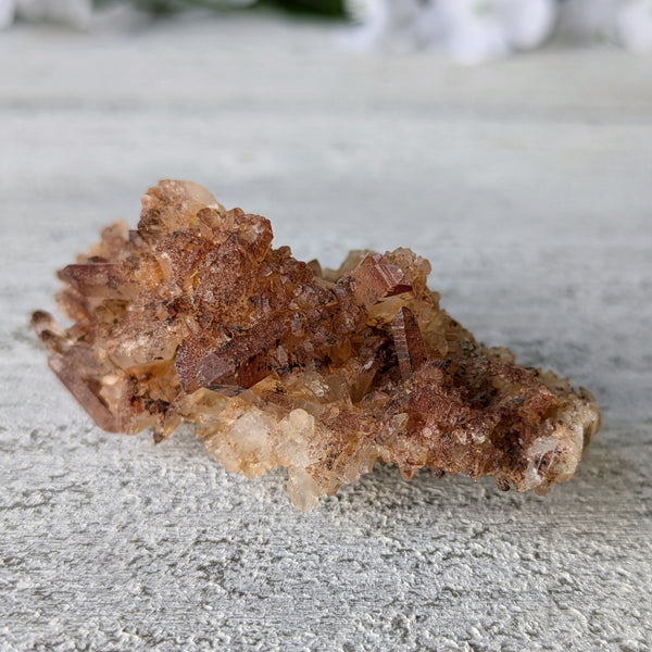 Red River Quartz Crystal Cluster - 001