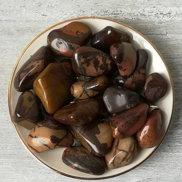 Autumn Leaf Jasper Tumblestone