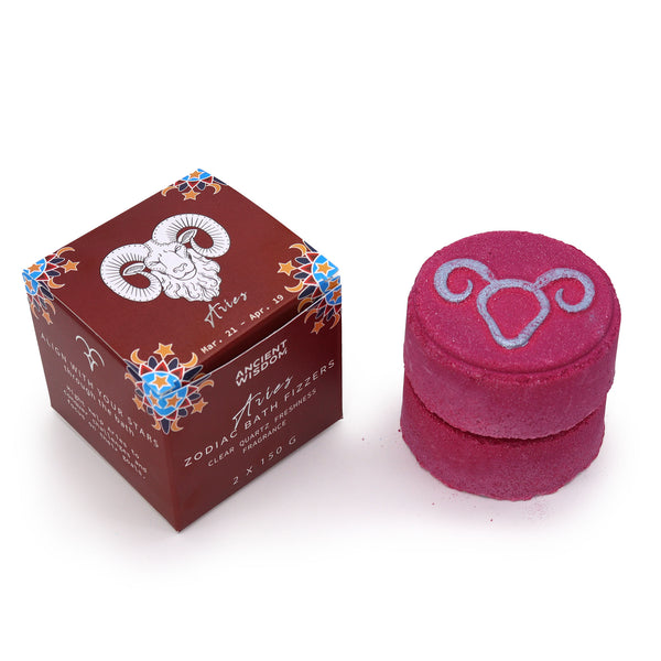 Two Aries Bath Fizzers