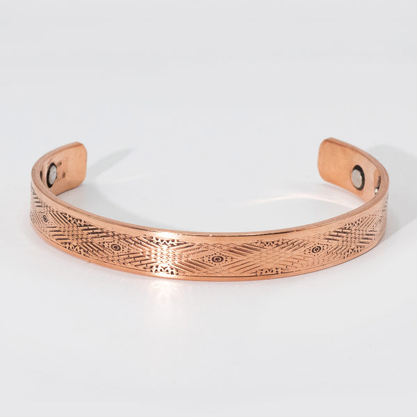 Mens Solid Copper Magnetic Bracelets - Assorted Designs
