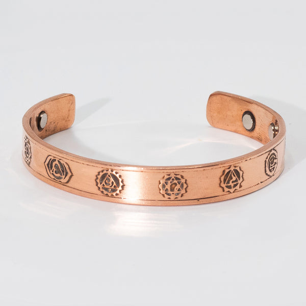 Mens Solid Copper Magnetic Bracelets - Assorted Designs
