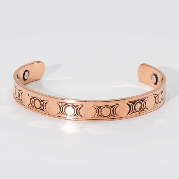 Mens Solid Copper Magnetic Bracelets - Assorted Designs