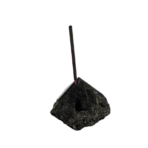 Natural Larvikite Polished Point Crystal Incense Holder - Gemstone Incense Stick Burner - Unique Gift - Ethically Sourced Crystals