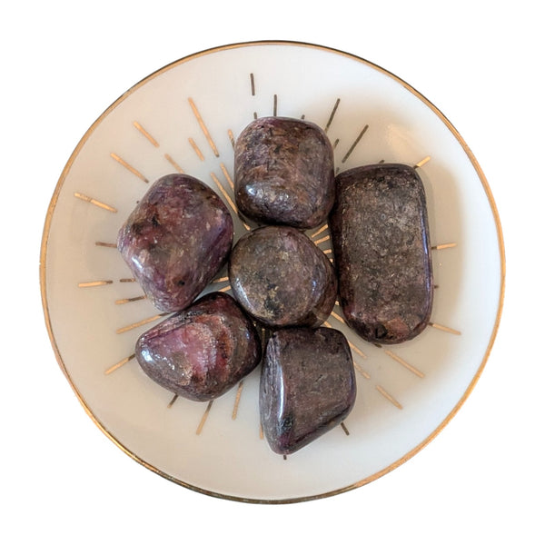 Ruby Crystal Tumblestone - Indian Ruby - Rare Crystal - UK Crystal Shop