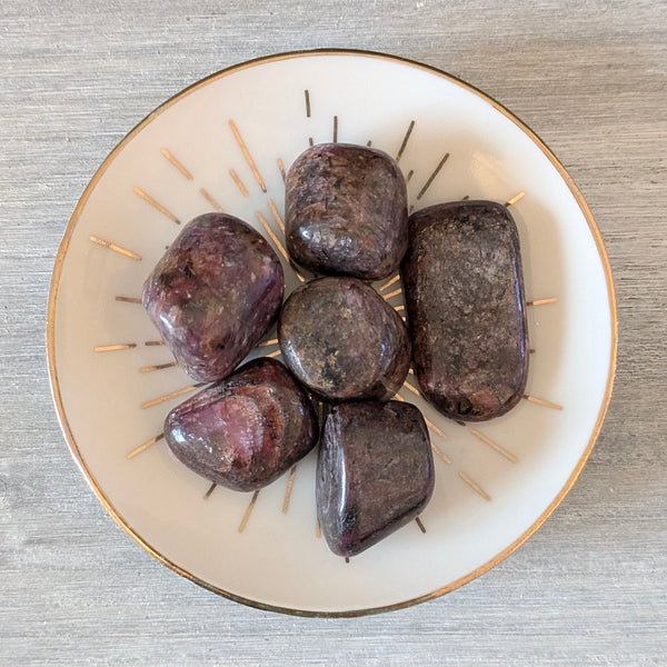 Ruby Crystal Tumblestone - Indian Ruby - Rare Crystal - UK Crystal Seller