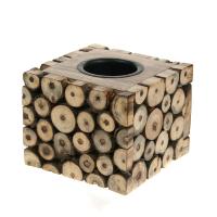 Handmade Mango Wood Tea Light Holder