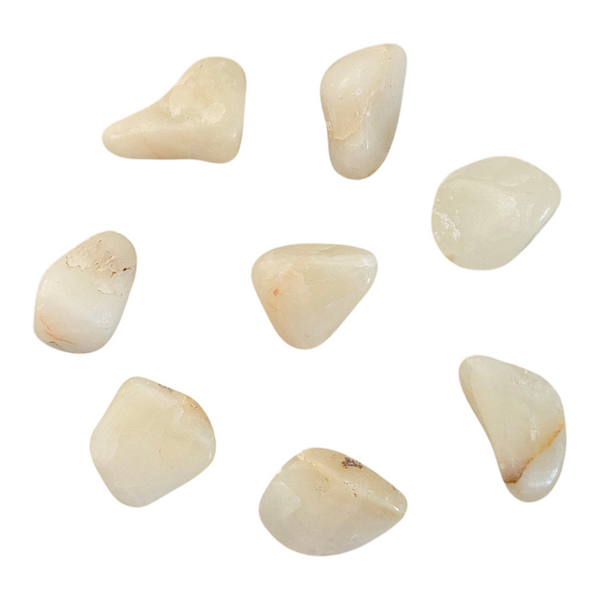 Alabaster Tumbled Stones measuring 25-40mm