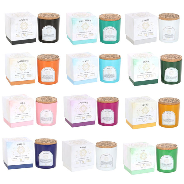 Sagittarius - Horoscope Gemstone & Aromatherapy Candle