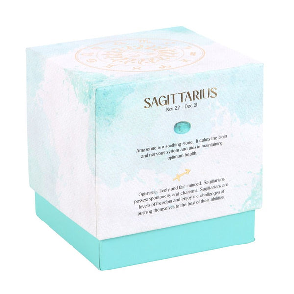 Sagittarius - Horoscope Gemstone & Aromatherapy Candle