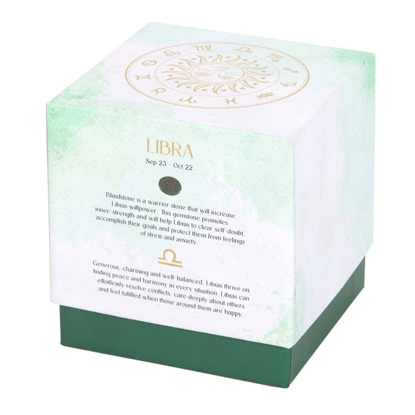 Libra - Horoscope Gemstone & Aromatherapy Candle