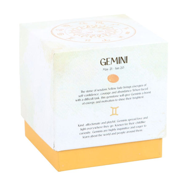 Gemini - Horoscope Gemstone & Aromatherapy Candle