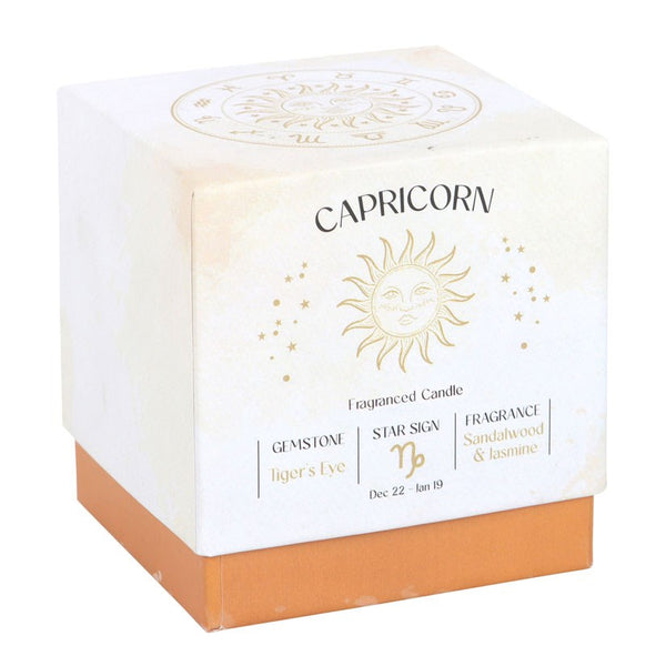 Capricorn - Horoscope Gemstone & Aromatherapy Candle