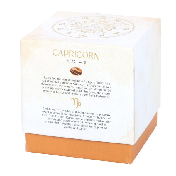 Capricorn - Horoscope Gemstone & Aromatherapy Candle