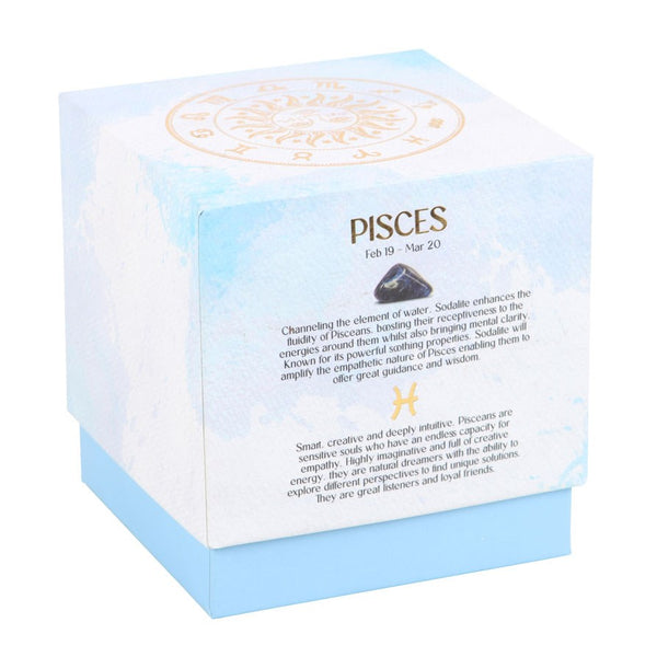 Pisces - Horoscope Gemstone & Aromatherapy Candle