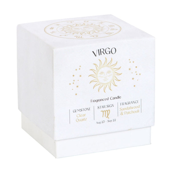 Virgo - Horoscope Gemstone & Aromatherapy Candle