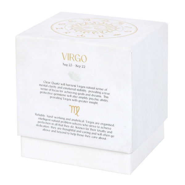 Virgo - Horoscope Gemstone & Aromatherapy Candle