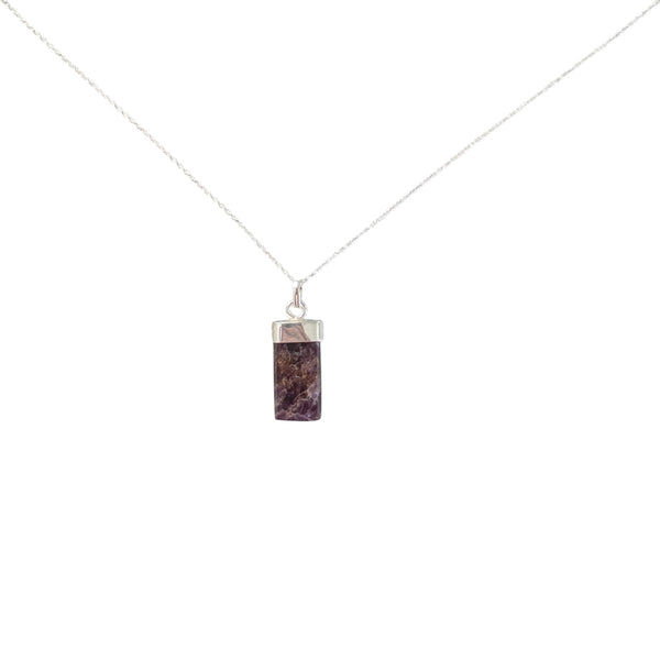 Rare Cacoxenite 925 Sterling Silver Necklace