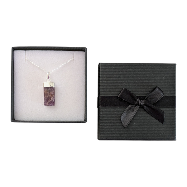 Rare Cacoxenite 925 Sterling Silver Necklace