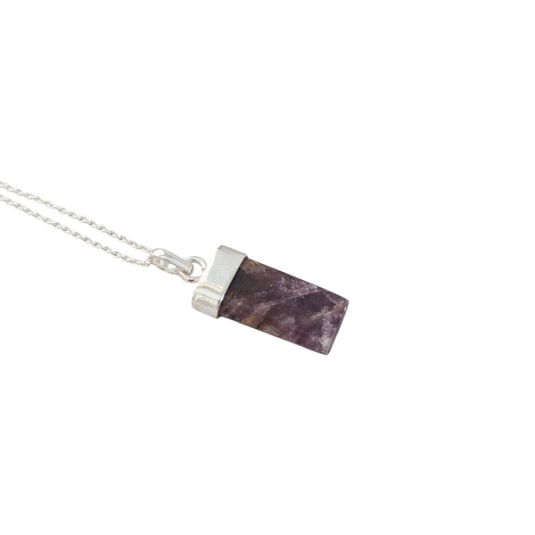 Rare Cacoxenite 925 Sterling Silver Necklace