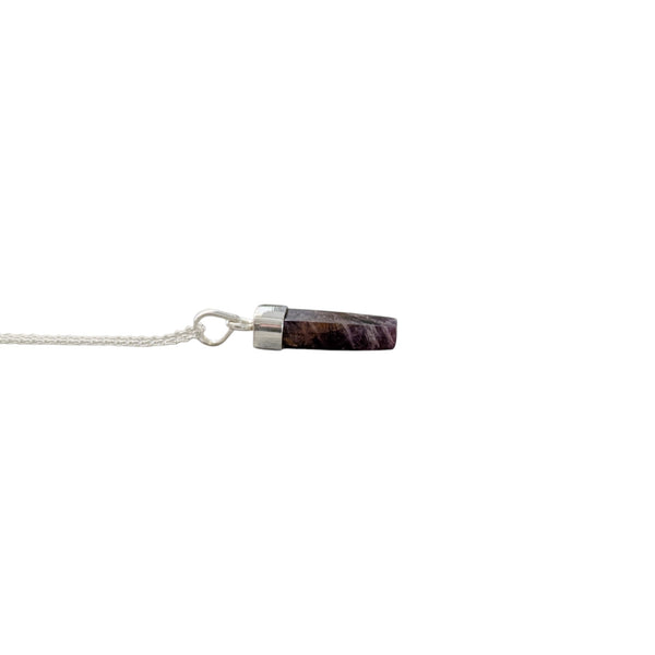 Rare Cacoxenite 925 Sterling Silver Necklace
