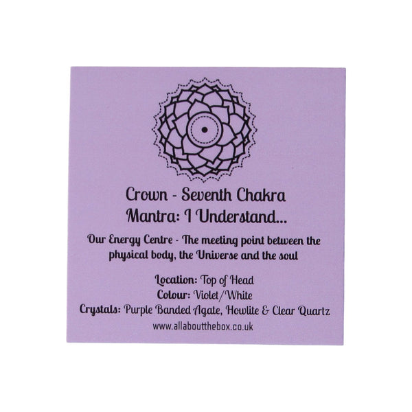 Crown Chakra Crystal Tumblestones - Our Energy Centre