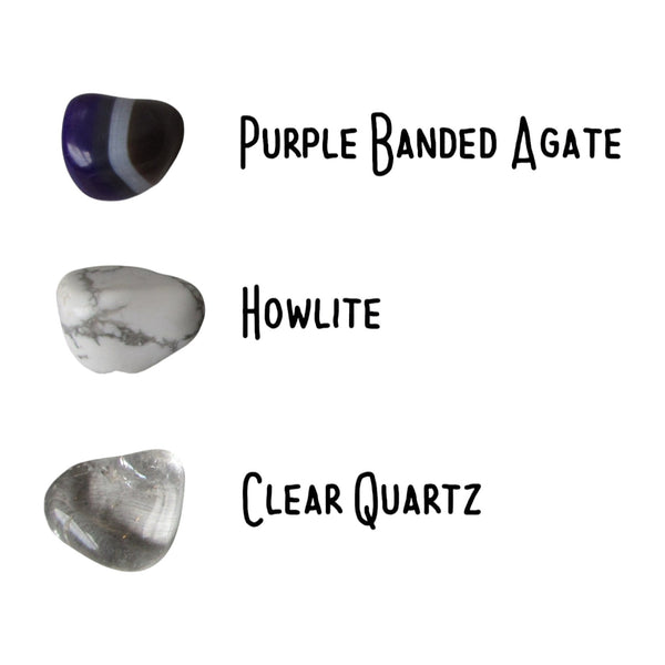 Crown Chakra Crystal Tumblestones - Our Energy Centre
