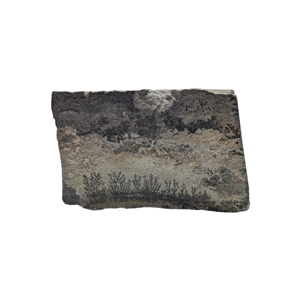 dendritic psilomelane/manganese specimen measuring 9.5x8x4.5cms and weighing 642g