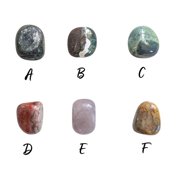polished eye of the storm gemstones measuring 20-30mm