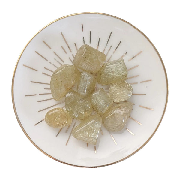 Moroccan Fluorapatite Crystal Tumblestone