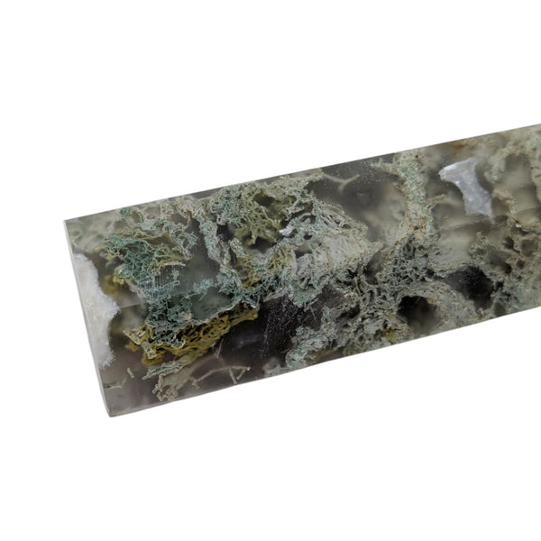 Green Moss Agate Generator Point 8cms