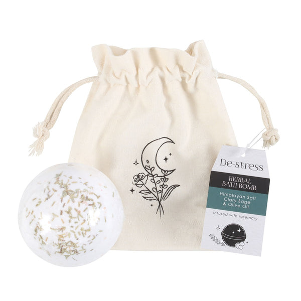 Aromatherapy De-Stress Bath Bomb with Clary Sage
