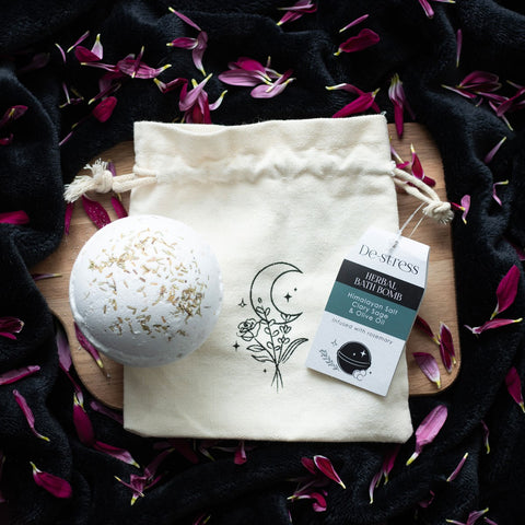 Aromatherapy De-Stress Bath Bomb with Clary Sage