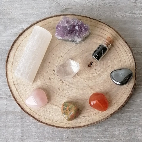 Beginners Crystal Kit - Natural & Tumbled