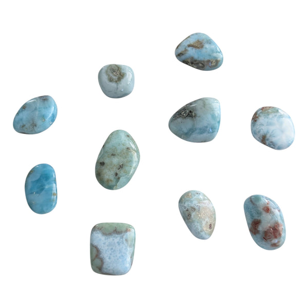Polished Larimar Tumblestones