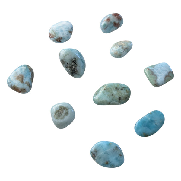 Tumbled Larimar Crystals