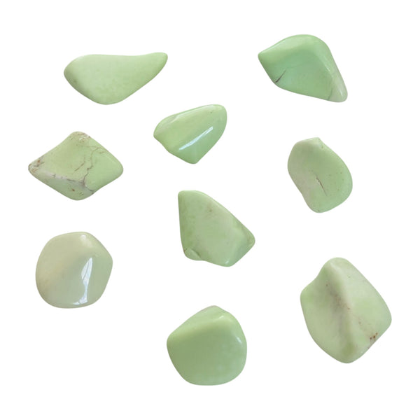 Lemon Chrysoprase Tumblestone