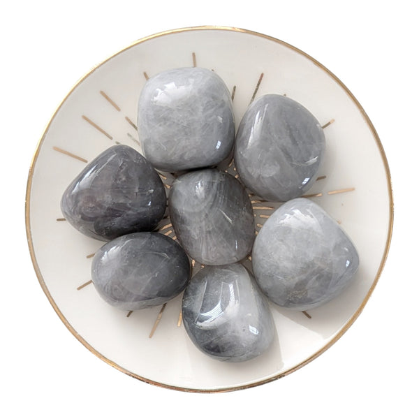 Lunar Rose Quartz Tumblestone