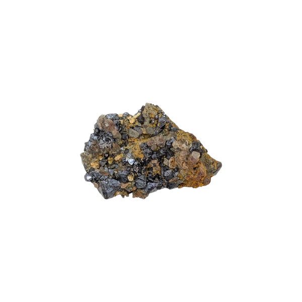 Natural Crystallized Metallic Magnetite on Matrix from the Imilchil Area, Morocco. measuring 4.5cms x 3cms x 1.2cms and weighing 11g. 