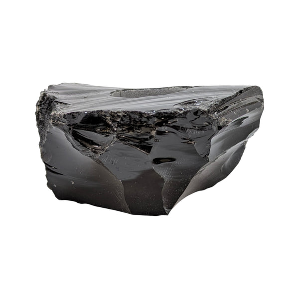 Natural Black Obsidian Tealight Holder