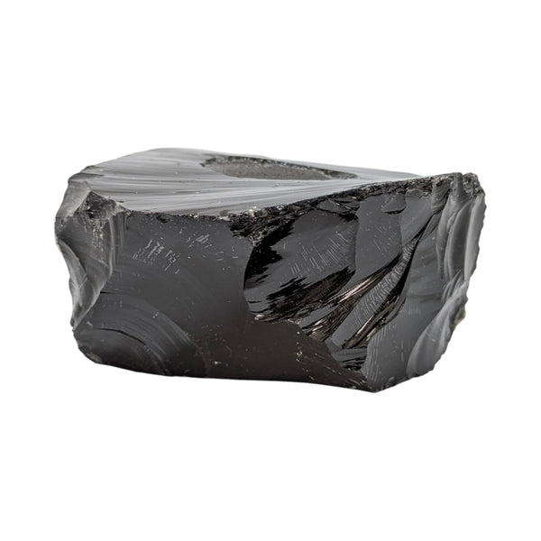 Natural Black Obsidian Tealight Holder