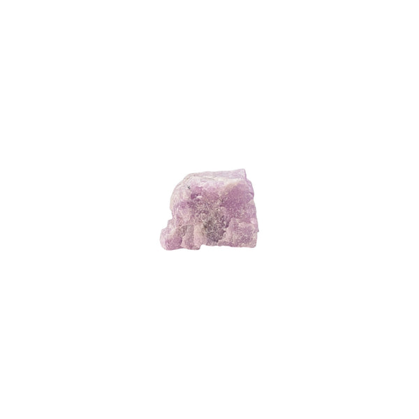 Natural raw Nigerian Kunzite crystal in lilac tones. 