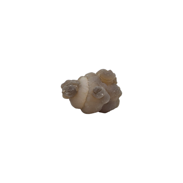 Nebula Chalcedony Cluster showing grey tones
