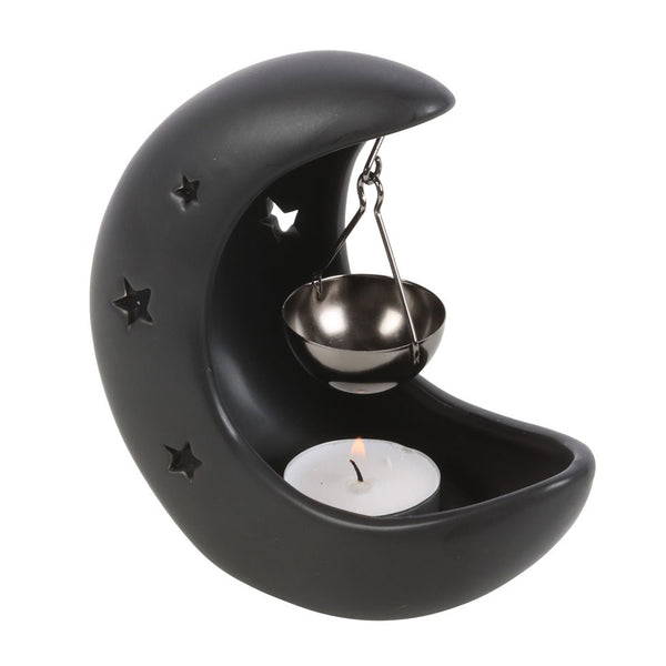 Crescent Moon Hanging Oil Burner