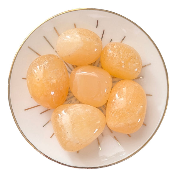 Orange Calcite Tumblestone
