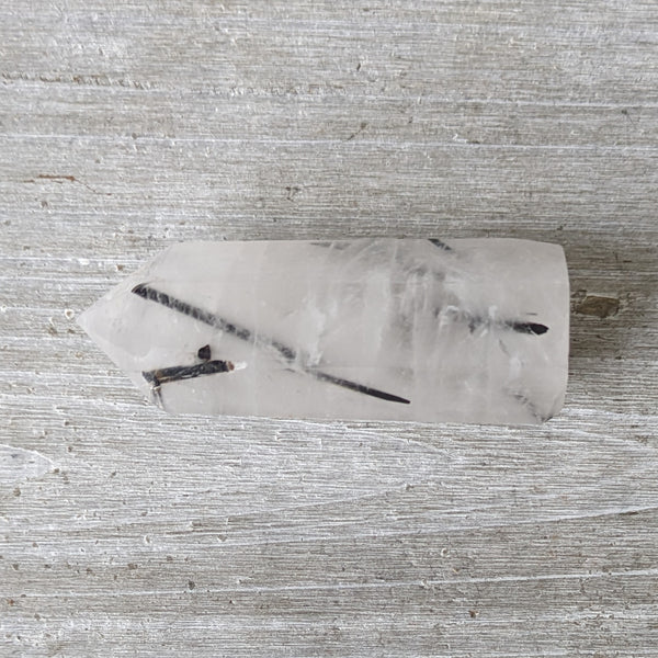 Tourmalinated Quartz Generator Point