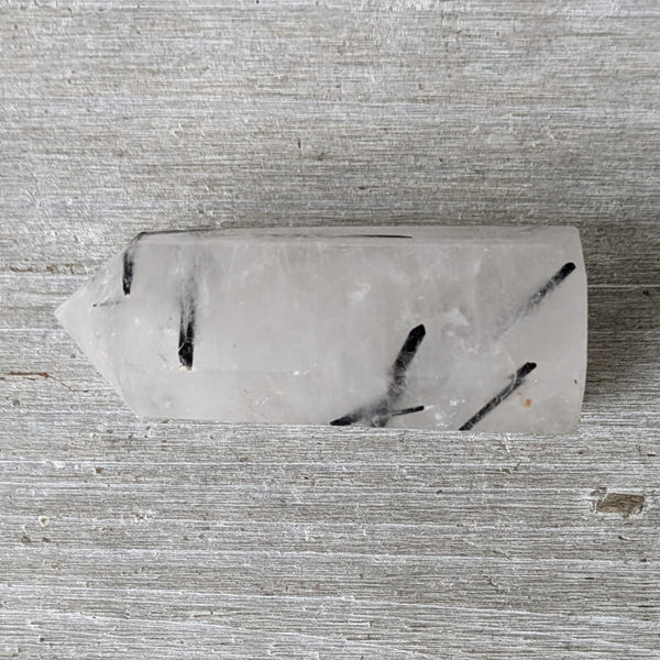 Tourmalinated Quartz Generator Point