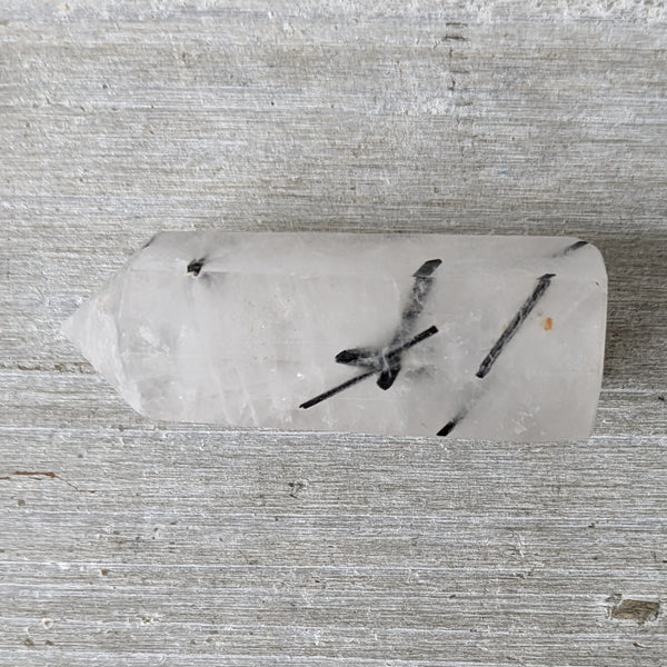 Tourmalinated Quartz Generator Point