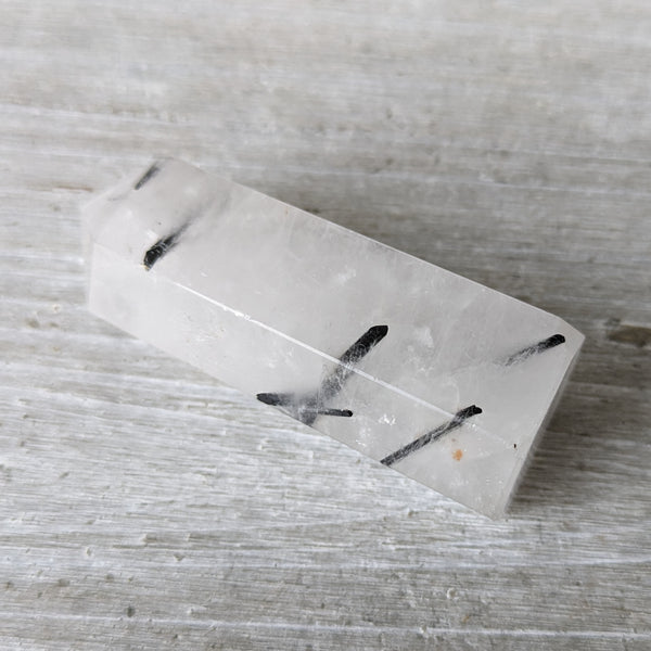 Tourmalinated Quartz Generator Point