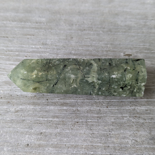 Prehnite With Epidote Inclusions Generator Point