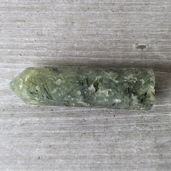 Prehnite With Epidote Inclusions Generator Point